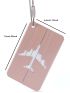 Aluminium Alloy Luggage Tags Baggage Name Tags Suitcase Address Label Holder Travel Accessories
