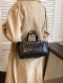 Minimalist Double Handle Boston Bag