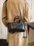 Minimalist Double Handle Boston Bag