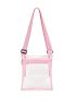 Minimalist Clear Bag Stadium Approved Clear Concert Crossbody Purse Bag with Inner Pocket and Adjustable Strap
