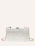 Mini Chain Box Bag Turn Lock