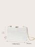 Mini Chain Box Bag Turn Lock