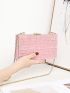 Mini Graphic Pattern Chain Square Bag