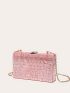 Mini Graphic Pattern Chain Square Bag