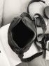 Minimalist Zip Front Square Bag