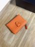 Neon Orange Small Wallet