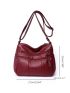 Minimalist Multi-zip Hobo Bag