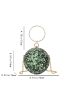 Mini Rhinestone Decor Top Ring Chain Circle Bag