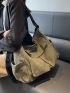 Multi-compartment Large Capacity Hobo Bag