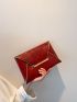 Contrast Binding Flap Envelope Bag