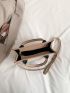 Fashionable Square Bag Zipper With Adjustable-strap PU For Travel