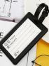 Fashion Silicone Luggage Tag Women Travel Accessories Silica Gel Suitcase ID Address Holder Baggage