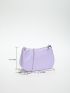 Casual Cross-body Single Shoulder Bag Baguette Bag Simple Chain Bag Mini Bag Women's Bag
