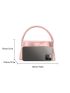 Top Handle Bag Genuine Leather Cute Women's Handbags Bow Tie Design Pearl Chain Crossbody Shoulder Bag Sweet 2023 New Purse