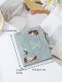 Cartoon Embroidered Small Wallet