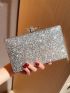 Mini Rhinestone Decor Box Bag