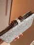 Mini Rhinestone Decor Box Bag