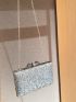 Mini Rhinestone Decor Box Bag