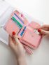 Tassel Decor Small Wallet