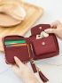 Tassel Decor Small Wallet