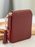 Tassel Decor Small Wallet