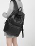 Minimalist Classic Backpack Pocket Front Functional Backpack