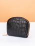 Crocodile Embossed Small Wallet