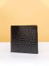 Crocodile Embossed Small Wallet