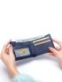 Crocodile Embossed Small Wallet