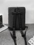 Men Letter Patch Decor Casual Daypack