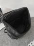 Men Letter Patch Decor Casual Daypack