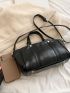 Minimalist Double Handle Boston Bag