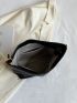 Minimalist Shoulder Bag Black Hobo Bag