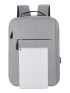 Men Minimalist Functional Backpack Zip Front Laptop Backpack
