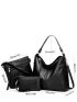 3pcs Vintage Design Bag Set Minimalist Shoulder Bag Set