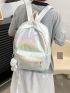 Holographic Classic Backpack Cartoon Bag Charm Decor Medium For School