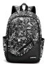 Medium Classic Backpack Graphic Pattern Preppy