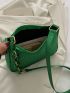 Mini Glitter Evening Bag Chain Decor Hobo Bag