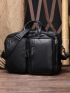 Genuine Leather Men Backpack School Camping Bag For Teenager Large Travel Backpack For 15.6 Inches Laptop
