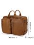 Genuine Leather Men Backpack School Camping Bag For Teenager Large Travel Backpack For 15.6 Inches Laptop