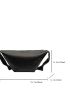 Minimalist Knot Design Crossbody Bag
