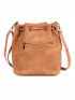 New Vintage Bucket Crossbody Bag For Women High Quality Pu Shoulder Bag Ladies Handbag
