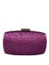 Mini Satin Evening Bag Rhinestone Decor Box Bag