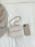 Mini Square Bag Quilted Chain Strap Elegant Style