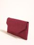 White Envelope Bag Minimalist Evening Bag For Party, Perfect Bride Purse For Wedding, Prom & Party Events