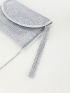 Small Envelope Bag Rhinestone Decor
