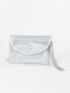 Small Envelope Bag Rhinestone Decor