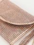 Small Flap Envelope Bag Rhinestone Decor Evening Bag For Party