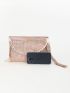 Small Flap Envelope Bag Rhinestone Decor Evening Bag For Party