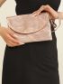 Small Flap Envelope Bag Rhinestone Decor Evening Bag For Party